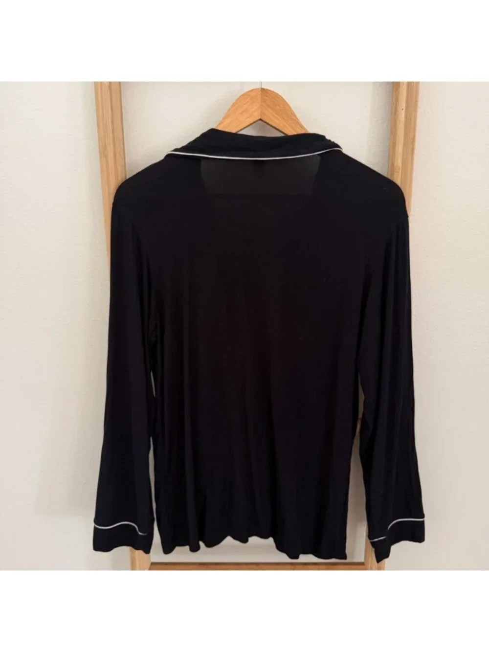 Eberjey Gisele TENCEL™ Modal Long Sleeve Pajama Top Black Size Small